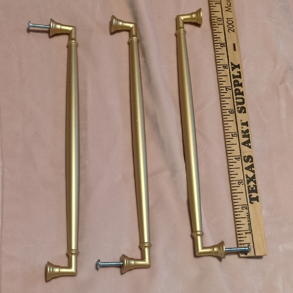 Gold Cabinet Handles Heavy Qty 3
